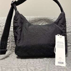 Baggu Mini Nylon Shoulder Bag - Black